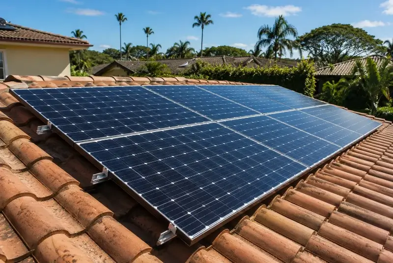 Installation de panneaux solaires à Lompret